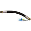 A & I Products 1/2" Hydraulic Hose Assembly, Rigid x Rigid Male NPT, 12 12" x1" x1" A-PHA2W1212